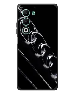 Чехол для OPPO A5 с картинкой «Audi — абстрактные кольца»