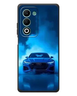 Чехол для OPPO A5 с картинкой «Audi — голубая энергия»