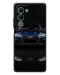 Чехол для OPPO A5 с картинкой «Audi — ночное отражение»