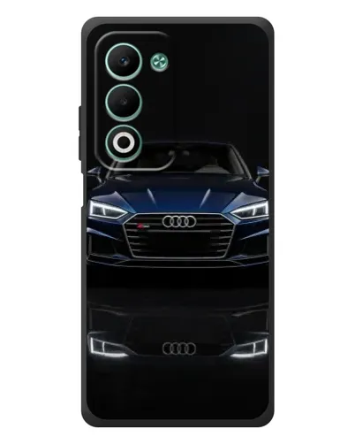 Чехол для OPPO A5 с картинкой «Audi — ночное отражение»