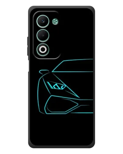 Чехол для OPPO A5 с картинкой «Голубой силуэт Lamborghini» Чехол для OPPO A5 с картинкой «Голубой силуэт Lamborghini»