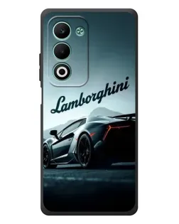 Чехол для OPPO A5 с картинкой «Классическая надпись Lamborghini»