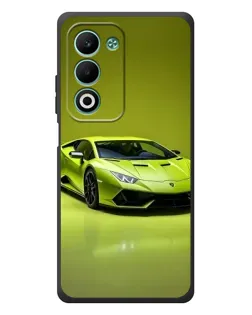 Чехол для OPPO A5 с картинкой «Салатовый Lamborghini Huracan»