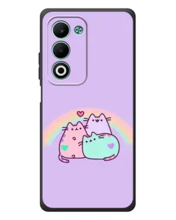 Чохол для OPPO A5 з картинкою «Веселкові Пушини»