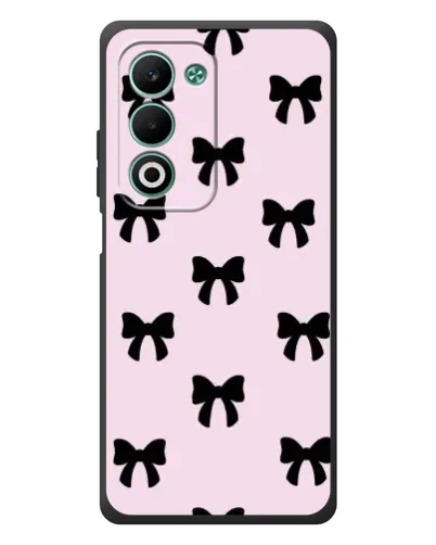 Чохол для OPPO A5 з картинкою «Чорні банти Coquette»