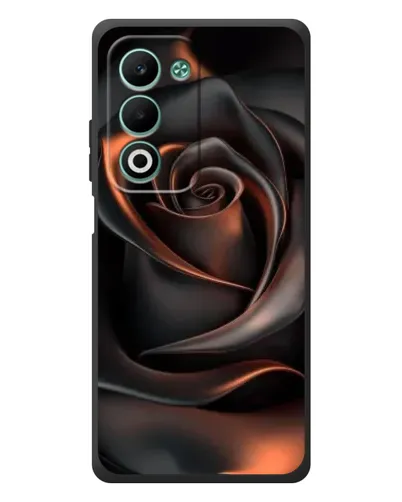 Чохол для OPPO A5 з картинкою «Шовкова чорна троянда»