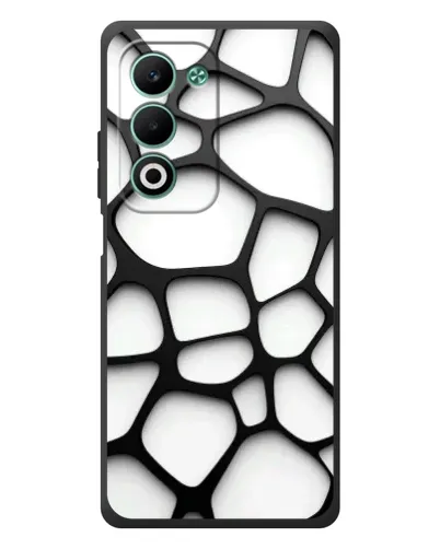 Чохол для OPPO A5 з картинкою «Біла об'ємна сітка» Чохол для OPPO A5 з картинкою «Біла об'ємна сітка»