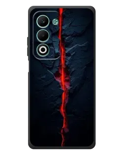 Чохол для OPPO A5 з картинкою «Червона лавова тріщина»