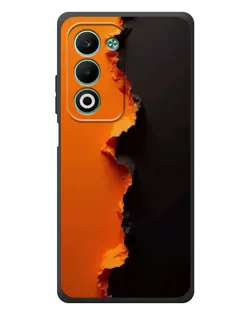 Чохол для OPPO A5 з картинкою «Помаранчевий розлом»