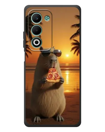 Чохол для OPPO A5 з картинкою «Капібара з піцою» Чохол для OPPO A5 з картинкою «Капібара з піцою»