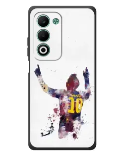 Чехол для OPPO A5 с картинкой «Акварельный Месси Барселона»