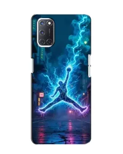 Чехол для OPPO A52 с картинкой «Jordan Gold Jumpman»