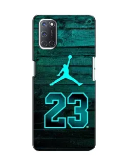 Чехол для OPPO A52 с картинкой «Jordan Cyan 23»