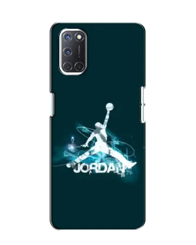 Чехол для OPPO A52 с картинкой «Jordan Blue Fire» Чехол для OPPO A52 с картинкой «Jordan Blue Fire»