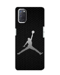 Чехол для OPPO A52 с картинкой «Jordan Dark Carbon»