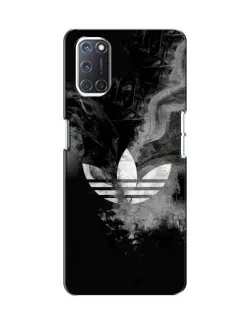 Чехол для OPPO A52 с картинкой «Абстрактный дым Adidas»