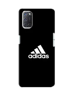 Чехол для OPPO A52 с картинкой «Черная классика Adidas»