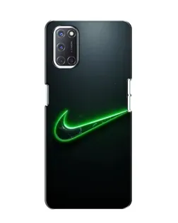 Чехол для OPPO A52 с картинкой «Неоновый контур Nike» Чехол для OPPO A52 с картинкой «Неоновый контур Nike»
