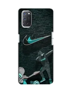 Чехол для OPPO A52 с картинкой «Спортивный арт Nike»
