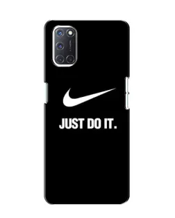 Чехол для OPPO A52 с картинкой «Классический принт Nike»