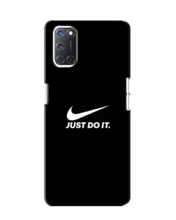 Чехол для OPPO A52 с картинкой «Минимализм от Nike»