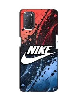 Чехол для OPPO A52 с картинкой «Градиентный принт Найк»
