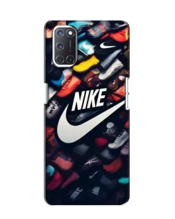 Чехол для OPPO A52 с картинкой «Коллекция кроссовок Nike»