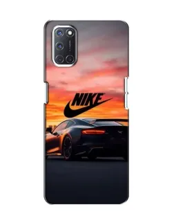 Чехол для OPPO A52 с картинкой «Nike и суперкар»