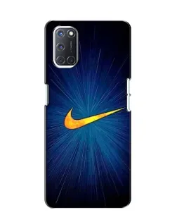 Чохол для OPPO A52 з картинкою «Синій пульс Nike»