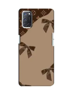 Чехол для OPPO A52 с картинкой «LV — кофейный атлас»