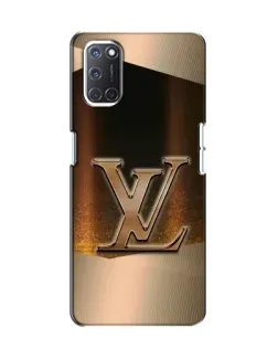 Чехол для OPPO A52 с картинкой «LV — золотое сияние»