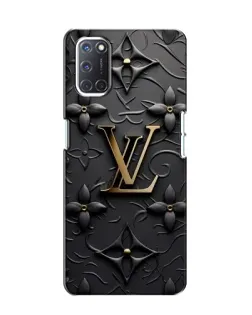 Чехол для OPPO A52 с картинкой «Кожаная текстура LV»