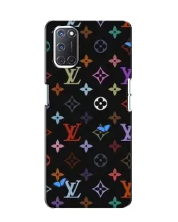 Чехол для OPPO A52 с картинкой «Цветная монограмма LV»