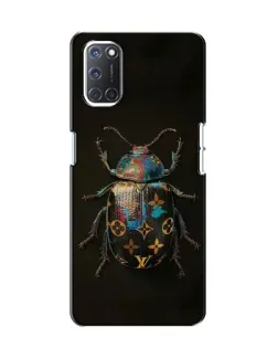 Чехол для OPPO A52 с картинкой «LV — мраморный принт»