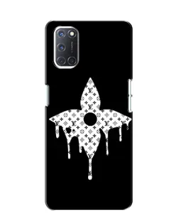 Чехол для OPPO A52 с картинкой «Цветочная монограмма»