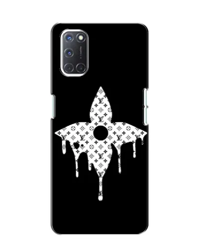 Чехол для OPPO A52 с картинкой «Цветочная монограмма» Чехол для OPPO A52 с картинкой «Цветочная монограмма»