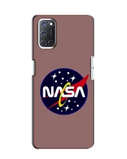 Чехол для OPPO A52 с картинкой «NASA — ретро космос»