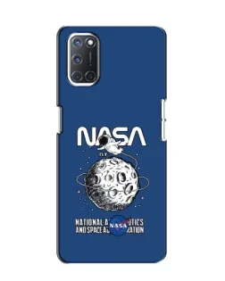 Чехол для OPPO A52 с картинкой «NASA — лунная миссия»
