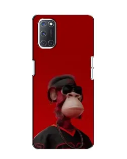 Чехол для OPPO A52 с картинкой «Bored Ape в красном»