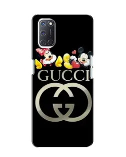 Чехол для OPPO A52 с картинкой «Gucci — герои Disney»