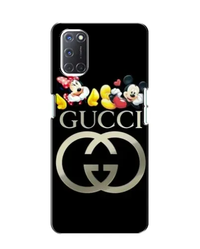 Чехол для OPPO A52 с картинкой «Gucci — герои Disney»