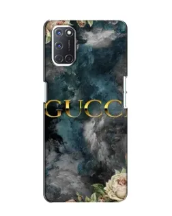 Чехол для OPPO A52 с картинкой «Абстрактные цветы Gucci»