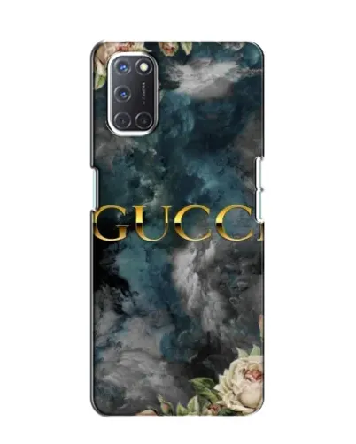 Чехол для OPPO A52 с картинкой «Абстрактные цветы Gucci»