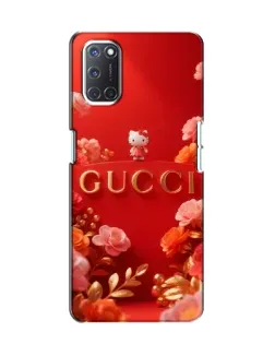 Чехол для OPPO A52 с картинкой «Gucci — золотой сад»