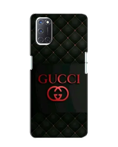 Чехол для OPPO A52 с картинкой «Gucci — стеганый черный»