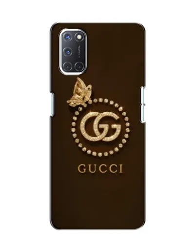 Чехол для OPPO A52 с картинкой «Gucci — золотая бабочка»