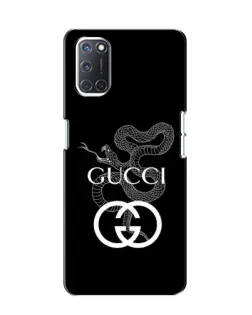 Чехол для OPPO A52 с картинкой «Gucci — серебряная змея»