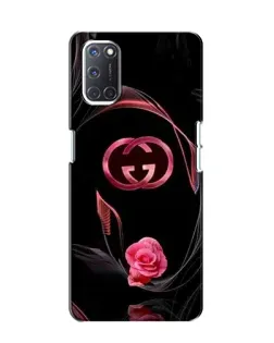 Чехол для OPPO A52 с картинкой «Gucci — неоновая роза»