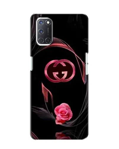 Чехол для OPPO A52 с картинкой «Gucci — неоновая роза»