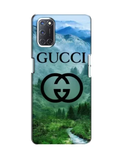 Чехол для OPPO A52 с картинкой «Gucci — горный пейзаж»